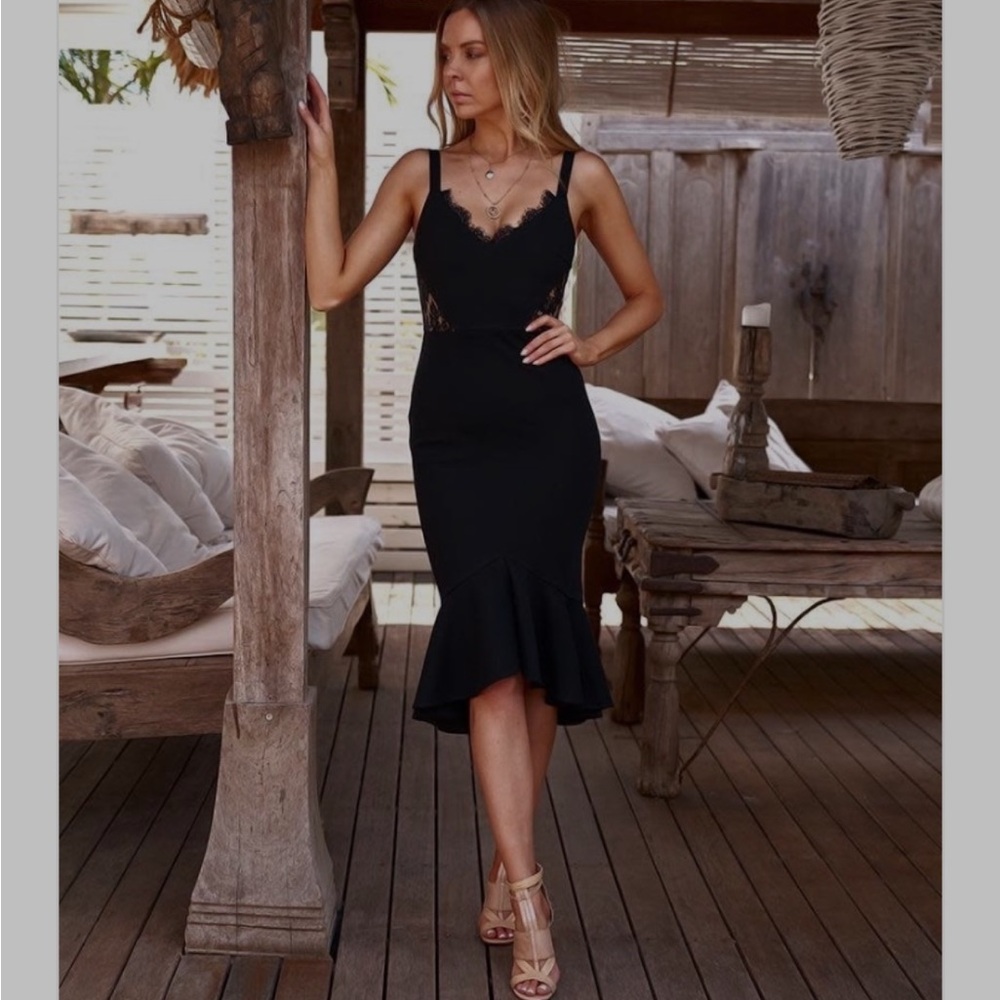 Elegant Black Dress US 6